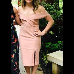 Revolve midi dress, great for a spring wedding